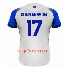 Island Fodboldtrøjer Gunnarsson 17 Udebanesæt VM 2018